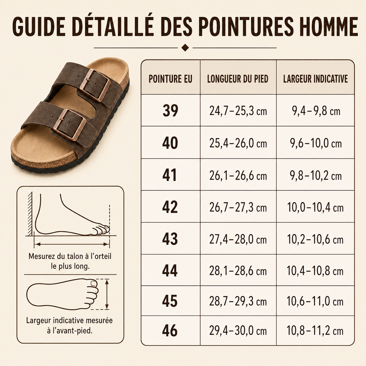 Nouveauté | Sandales anatomiques à double bride réglable