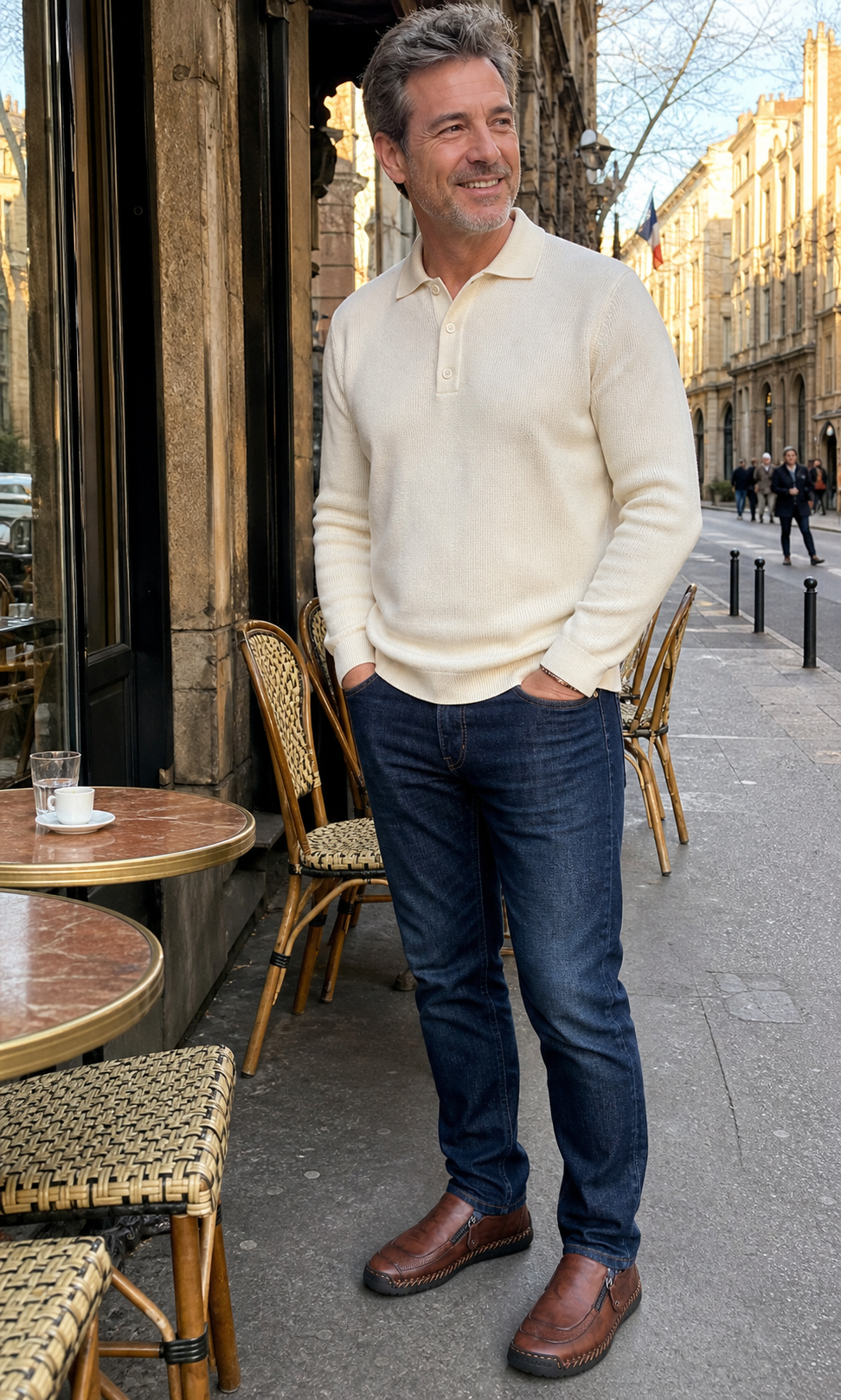 Inspiration tenue homme avec les mocassins cousus