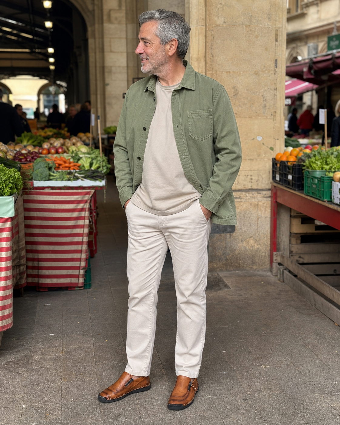 Inspiration look homme décontracté avec mocassins