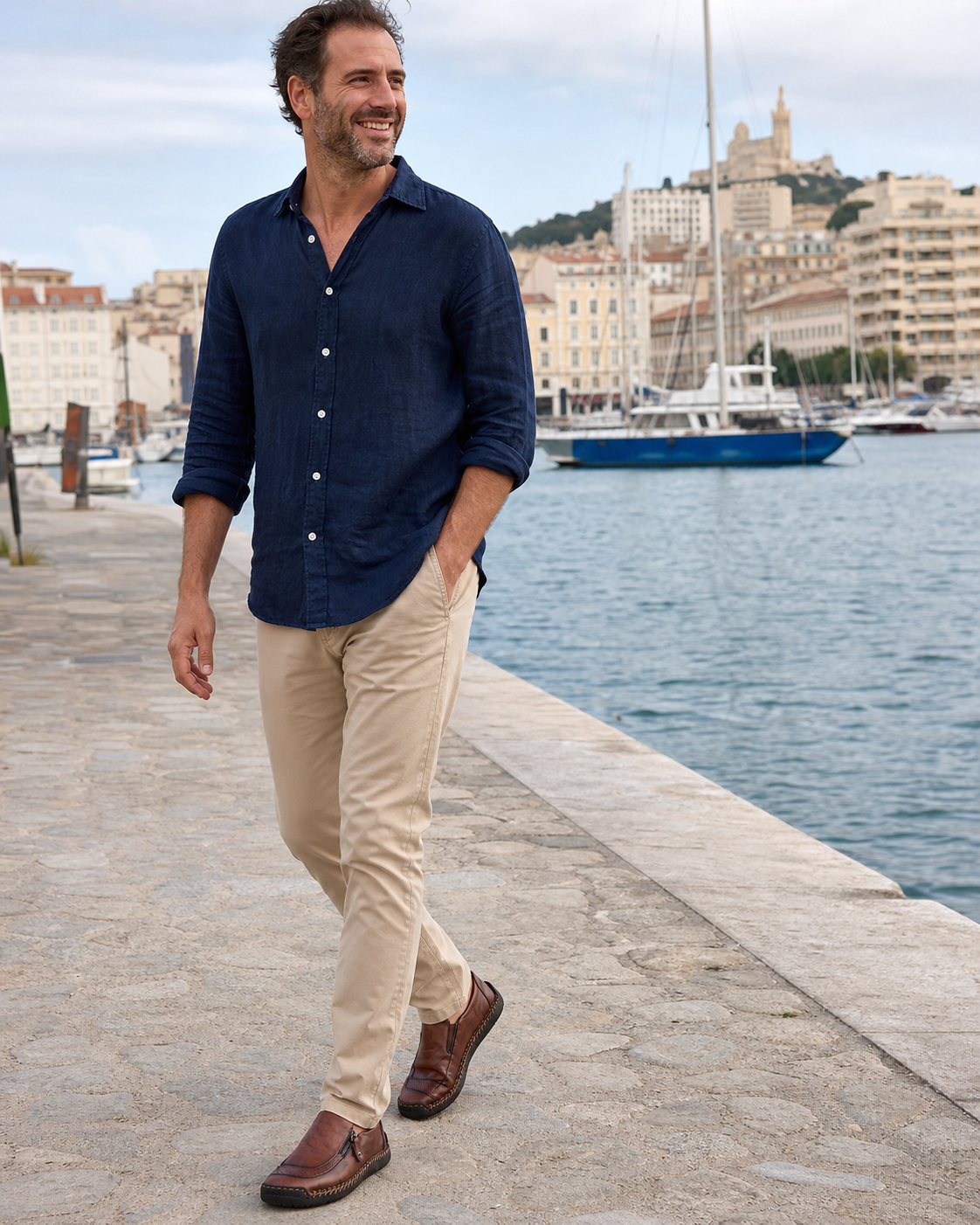 Inspiration promenade avec les mocassins homme
