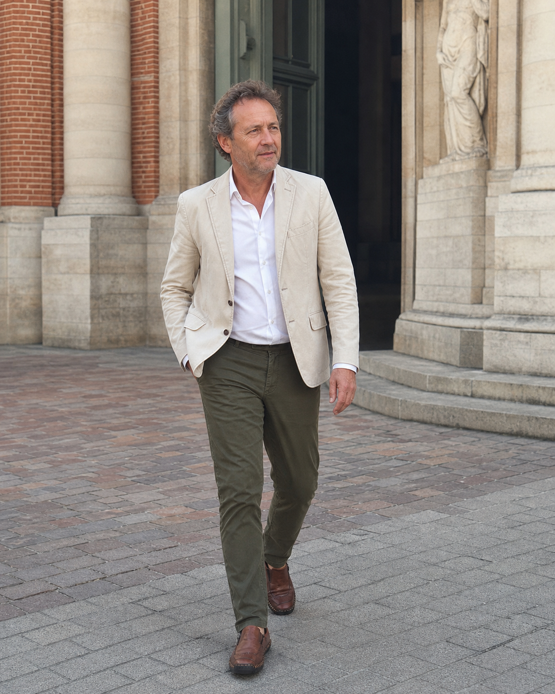 Inspiration style homme avec mocassins à enfiler