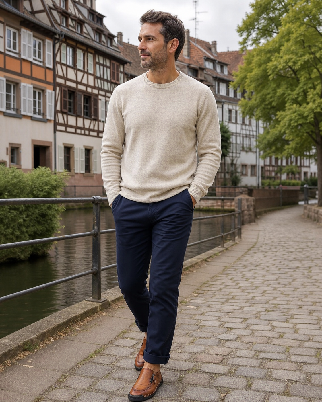 Inspiration tenue citadine avec les mocassins cousus