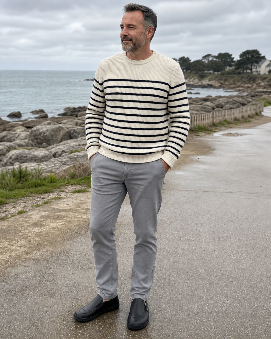 Inspiration terrasse avec les mocassins homme