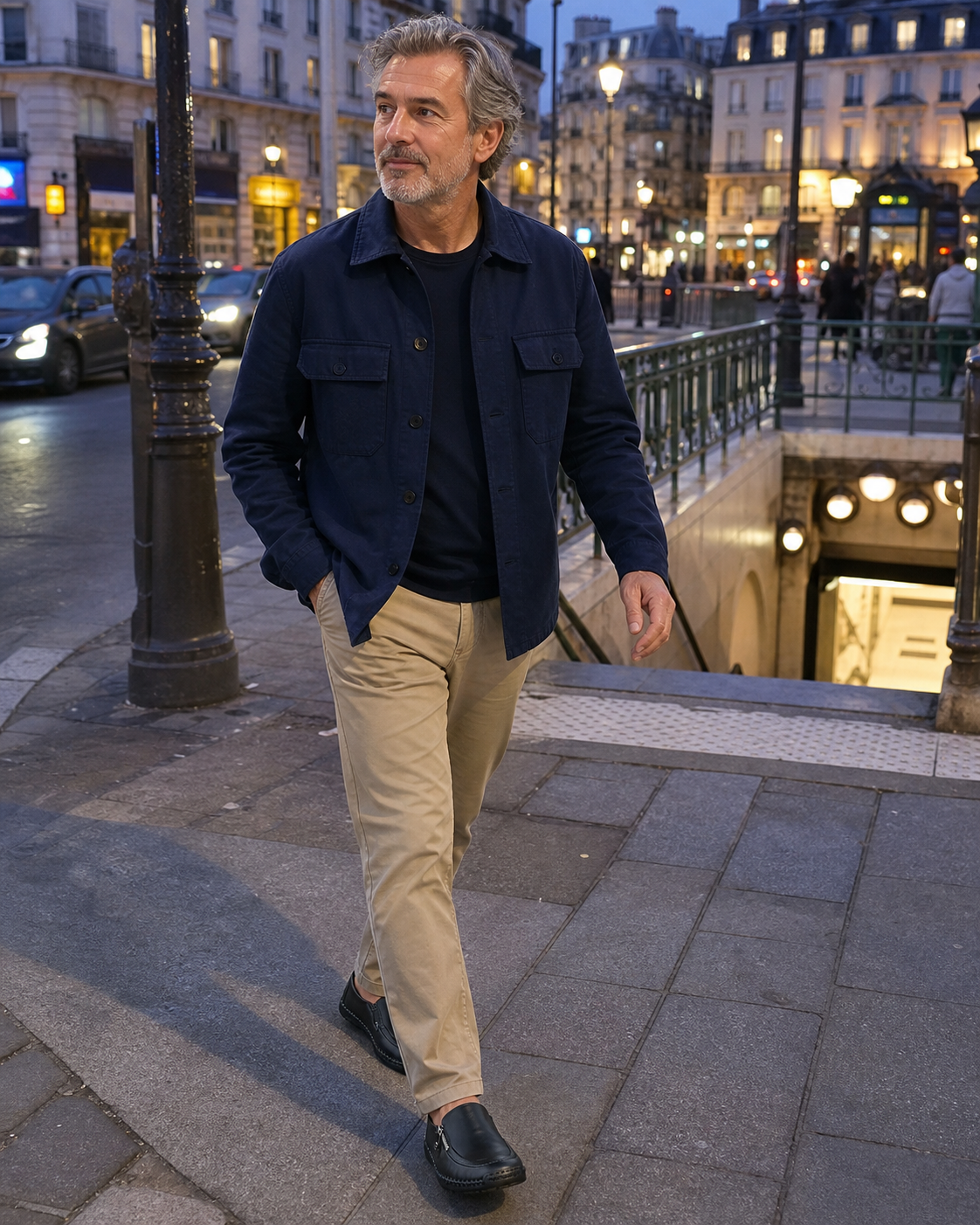 Inspiration retour du travail avec les mocassins homme