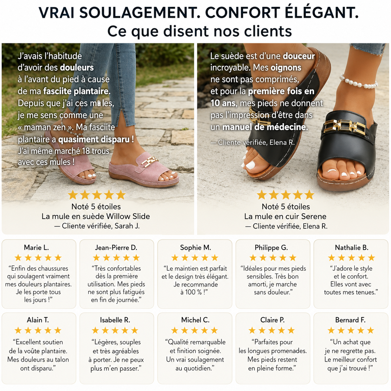 🎁 Last Day Special: 70% OFF 🎁Newly upgraded women's wedge-heeled platform orthotic slippers