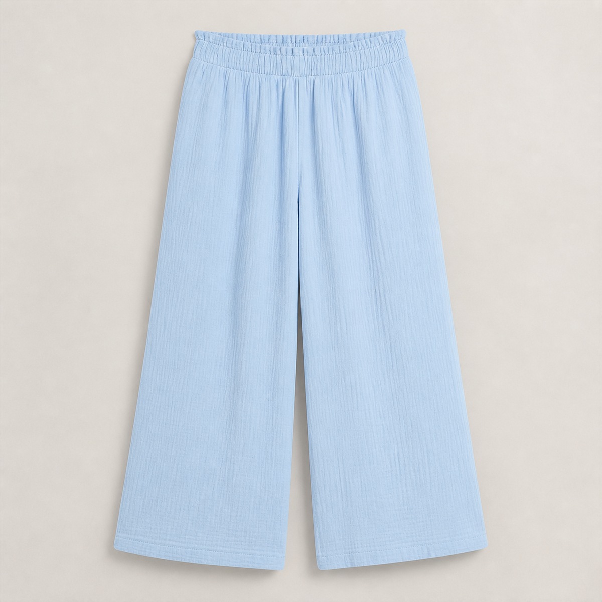Jupe-culotte bleu clair
