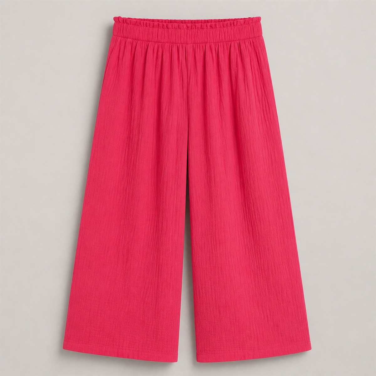 Jupe-culotte magenta