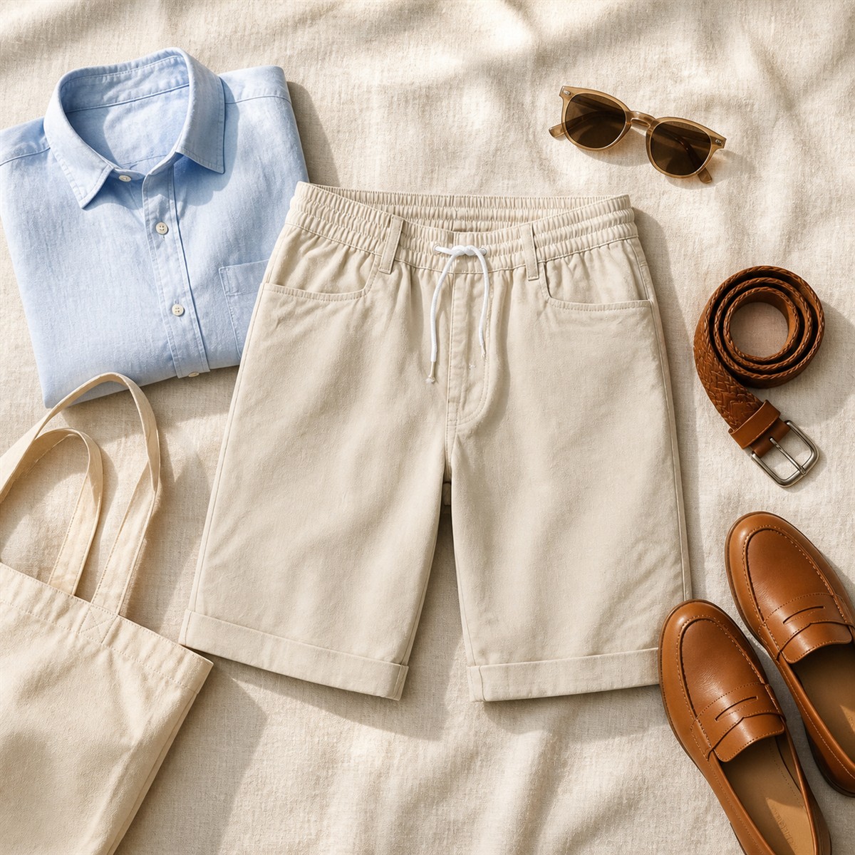 Tenue decontractee avec le bermuda