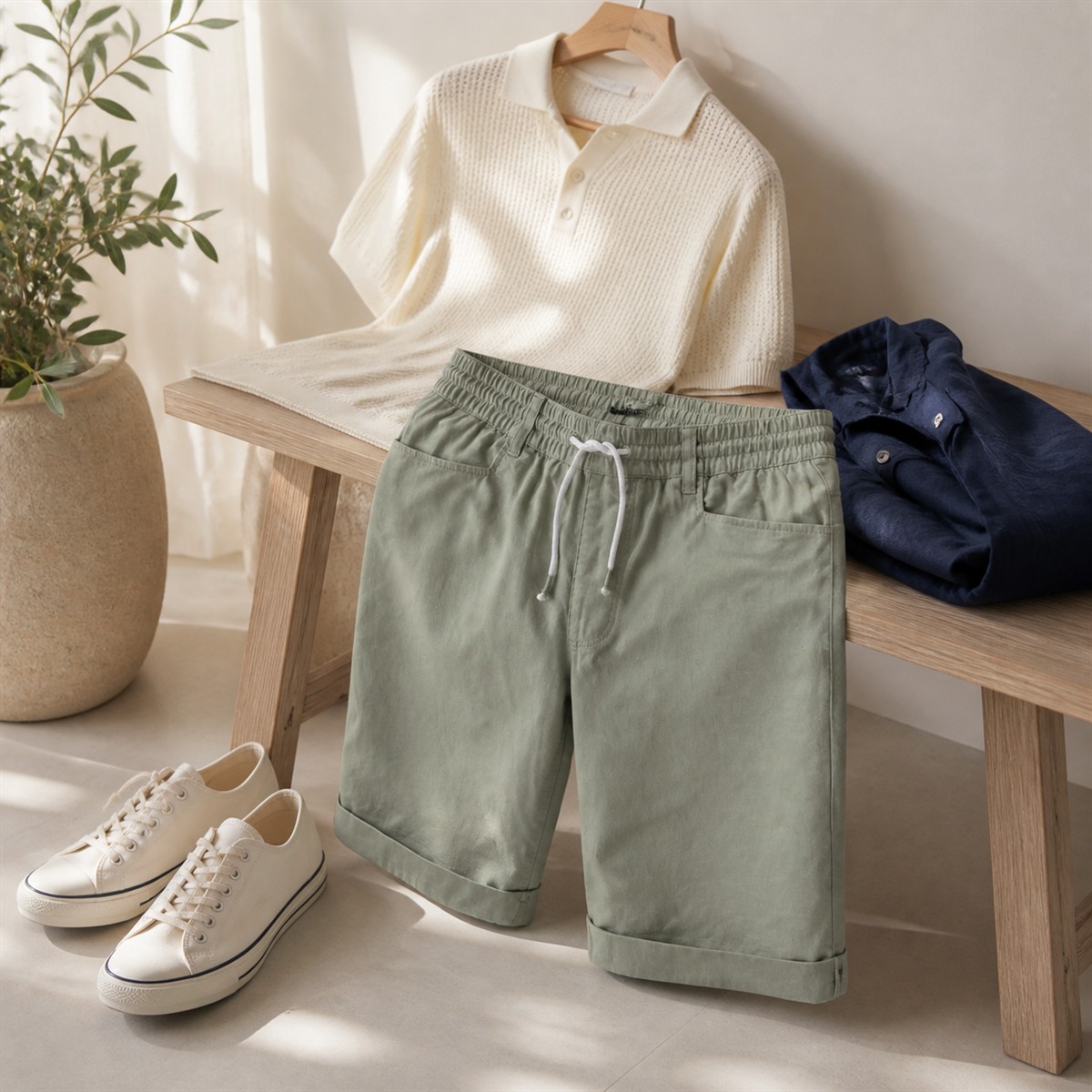 Tenue soignee avec le bermuda