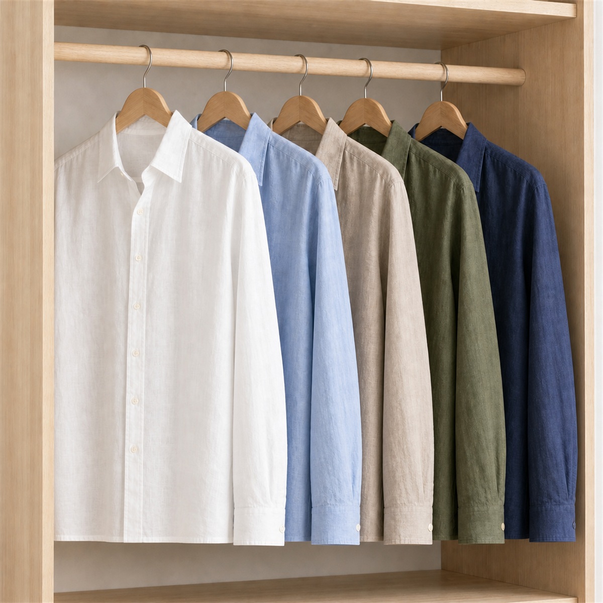 Tenue soignée avec la chemise en lin