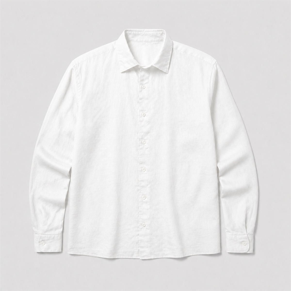 Chemise en lin blanche