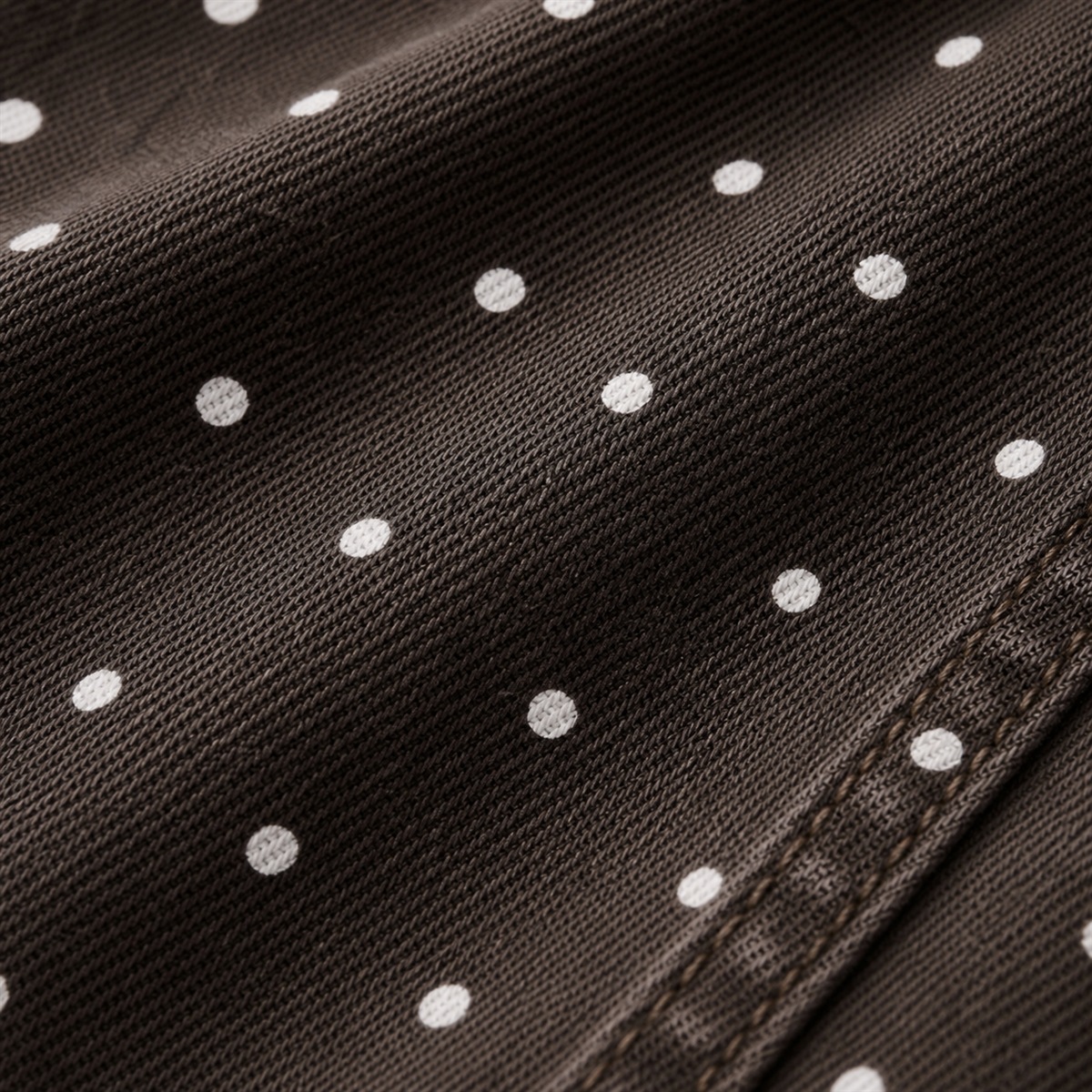 Détail du motif à pois