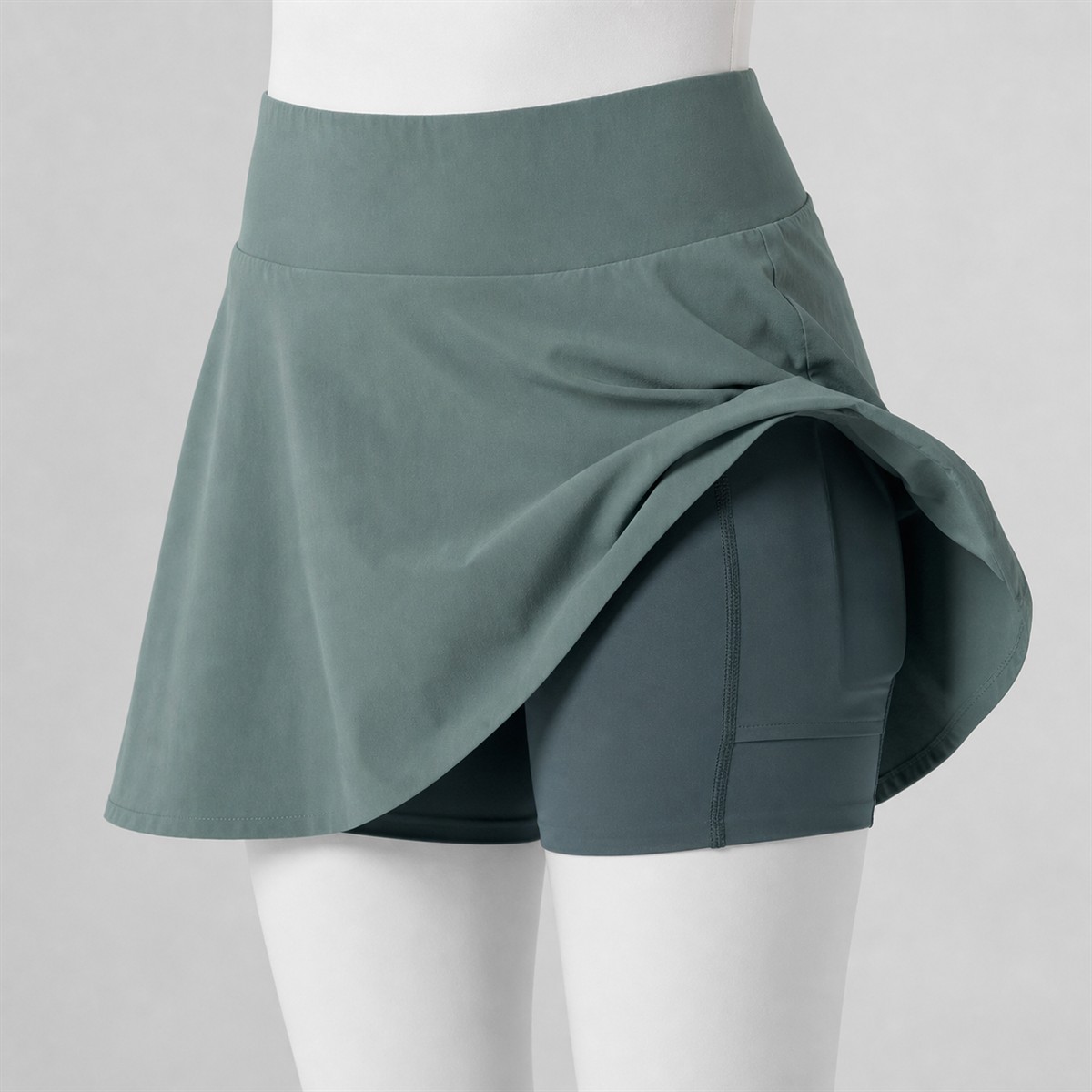 Détail de la poche latérale et du tissu