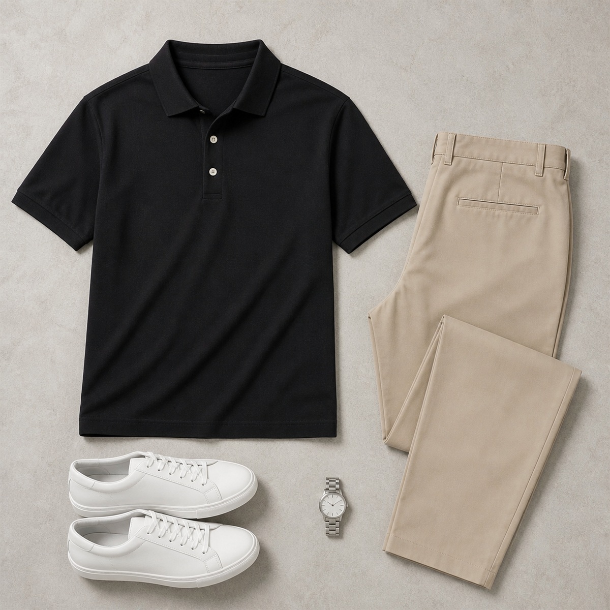 Tenue décontractée avec le polo AIRism