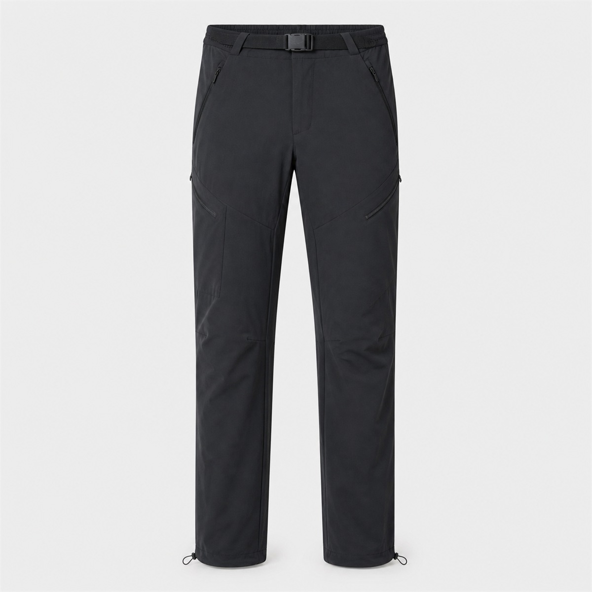 Pantalon de randonnée homme MH500 noir fumé - vue de face