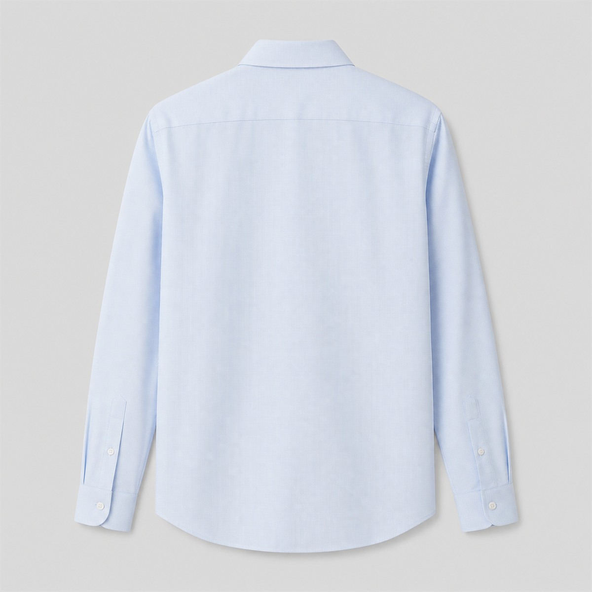 Chemise costume homme slim fit bleu ciel - vue de dos