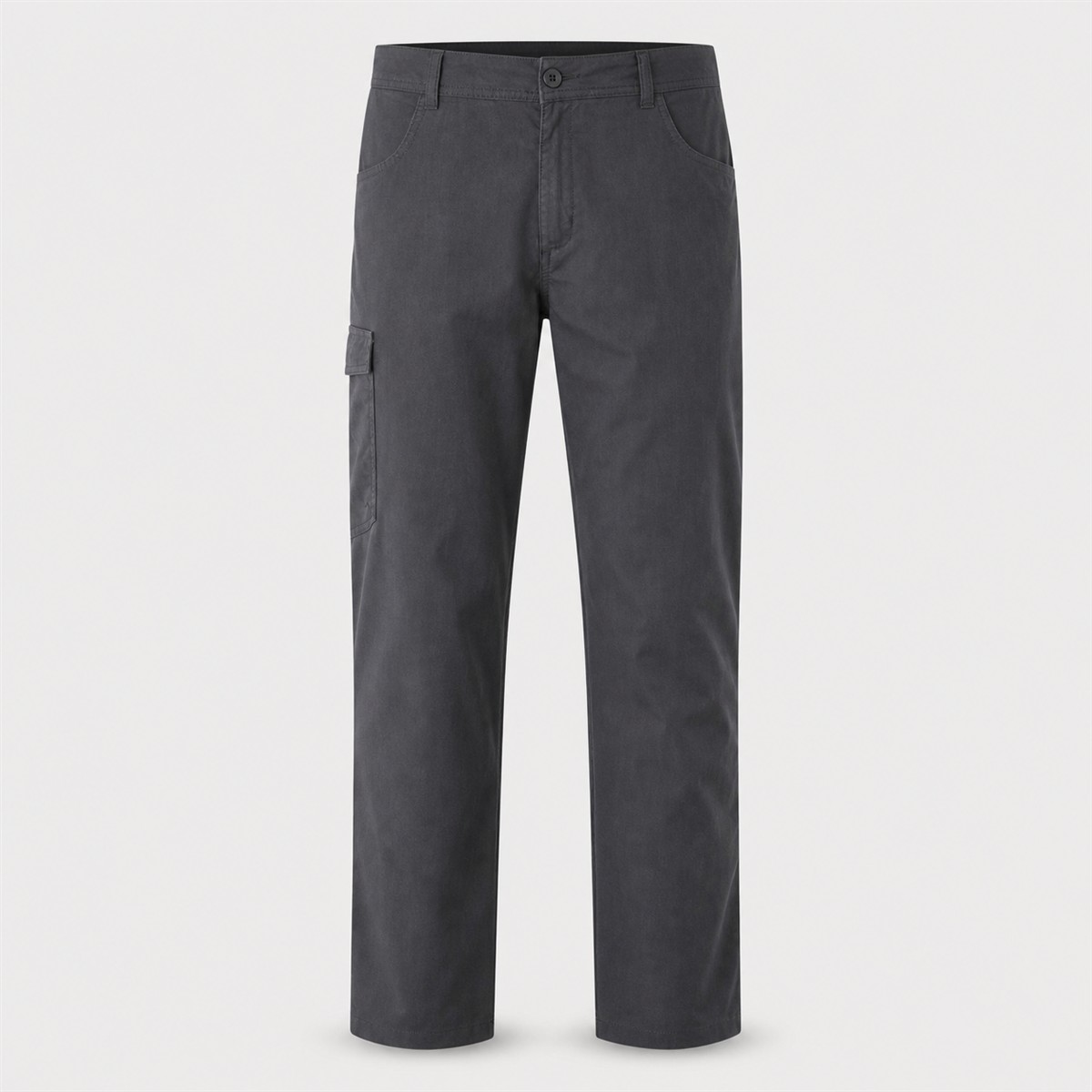 Pantalon de randonnée homme NH100 gris carbone - vue de face