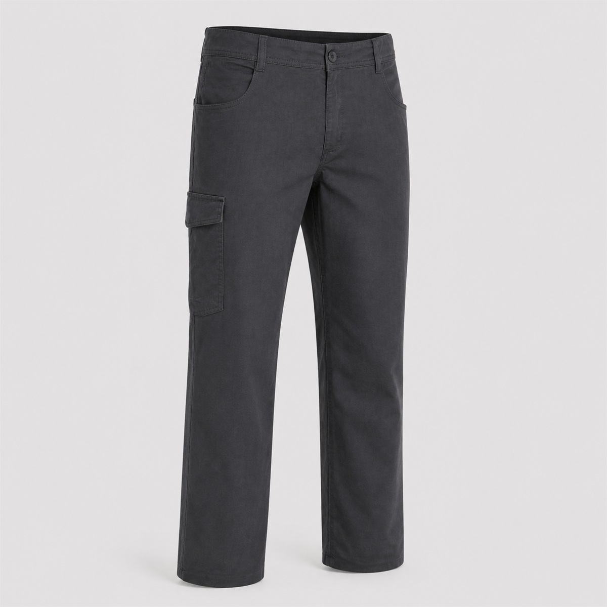 Détail de la ceinture, du bouton et des passants
