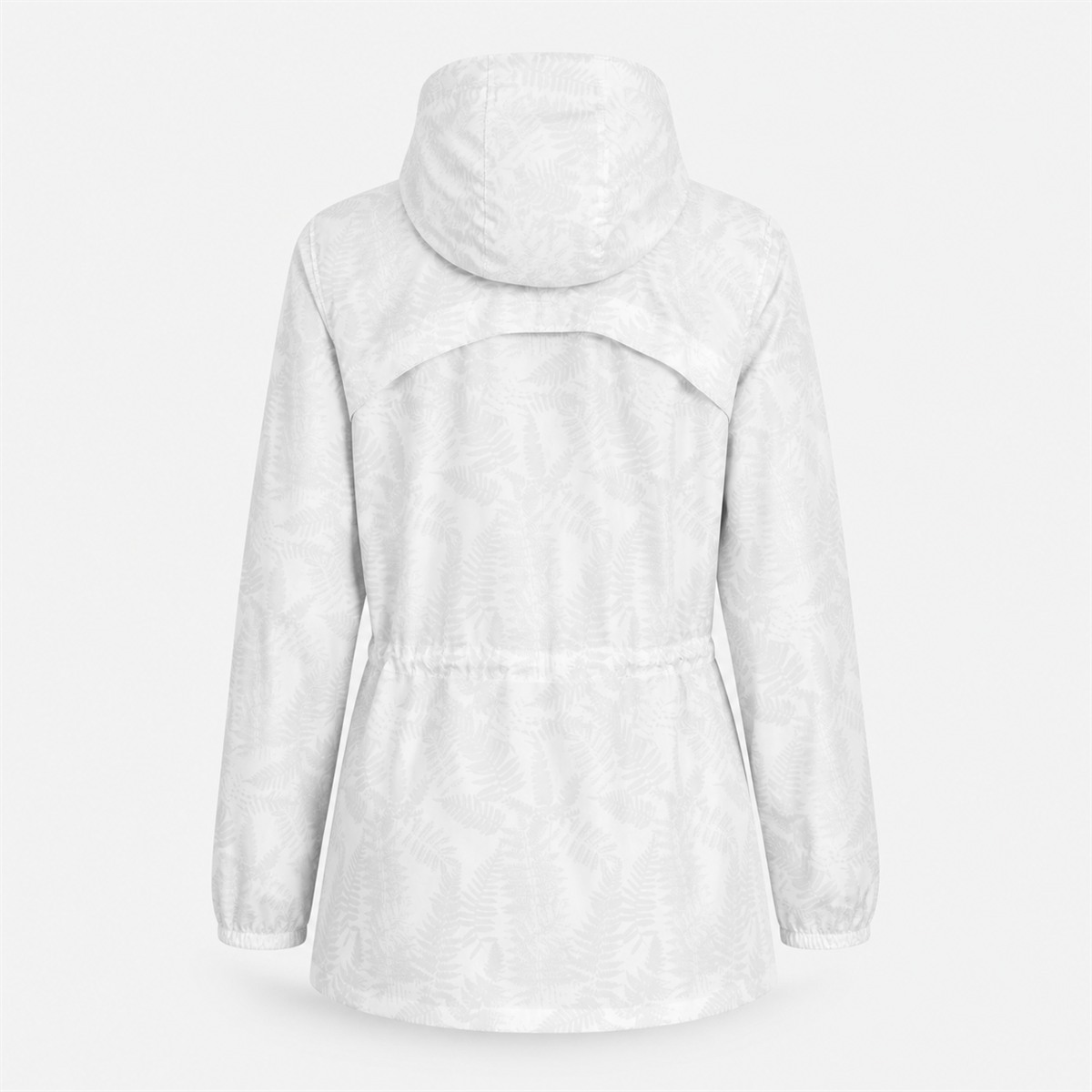 Veste Raincut Full Zip blanche - vue de dos