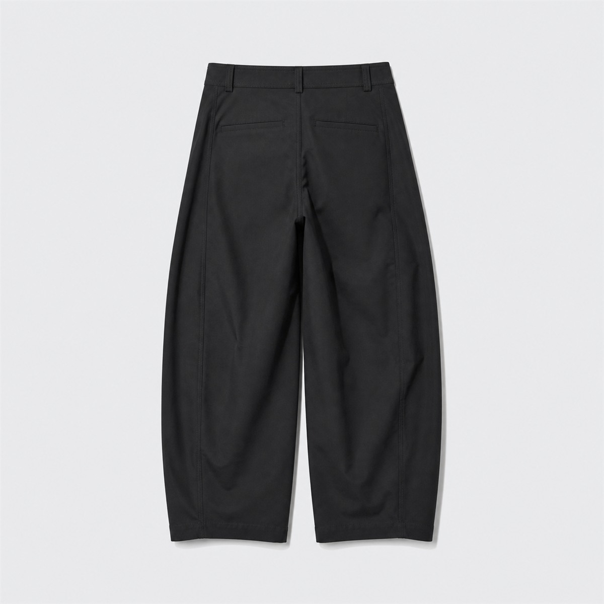 Pantalon Barrel femme noir — vue de face