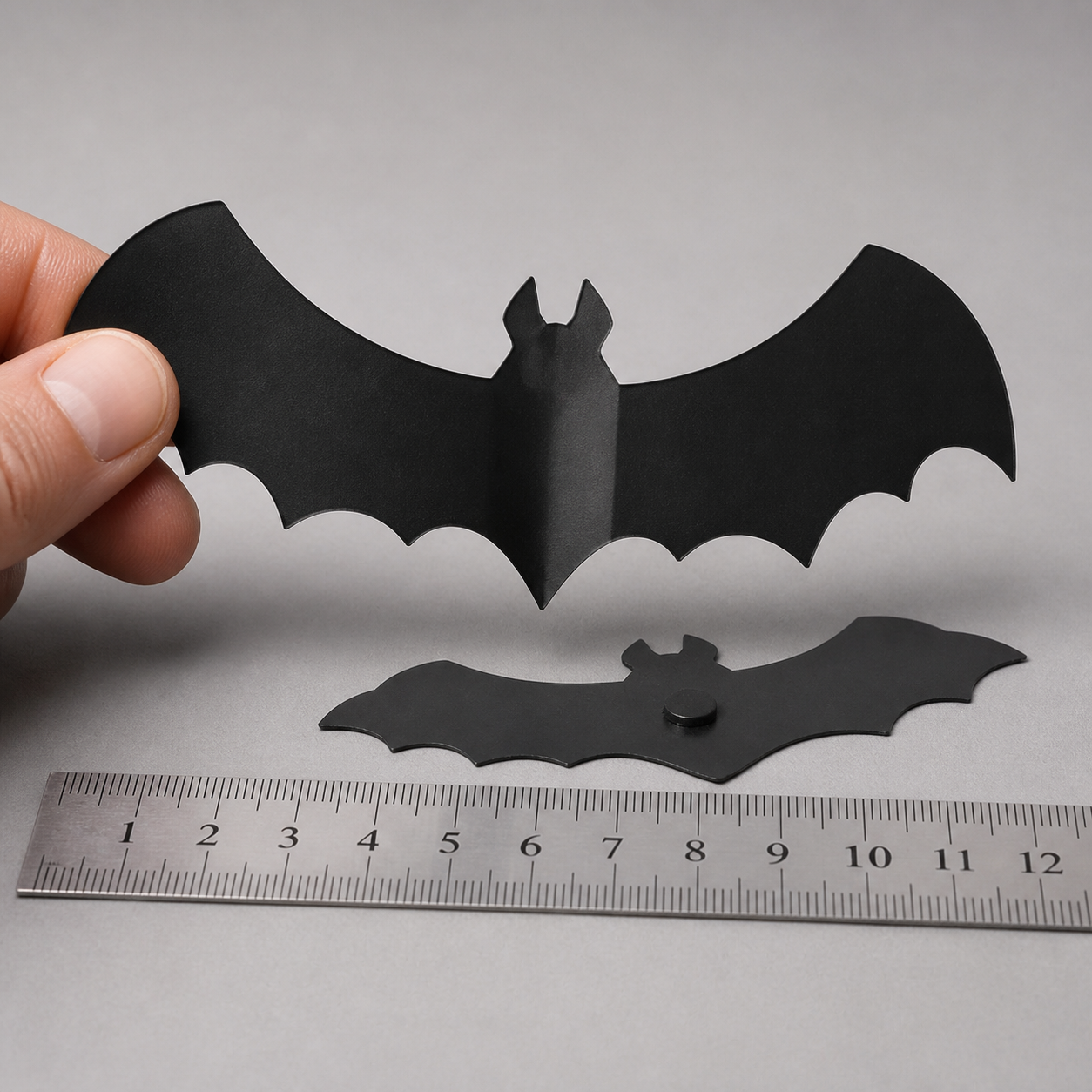Kit de 30 chauves-souris murales noires 3D