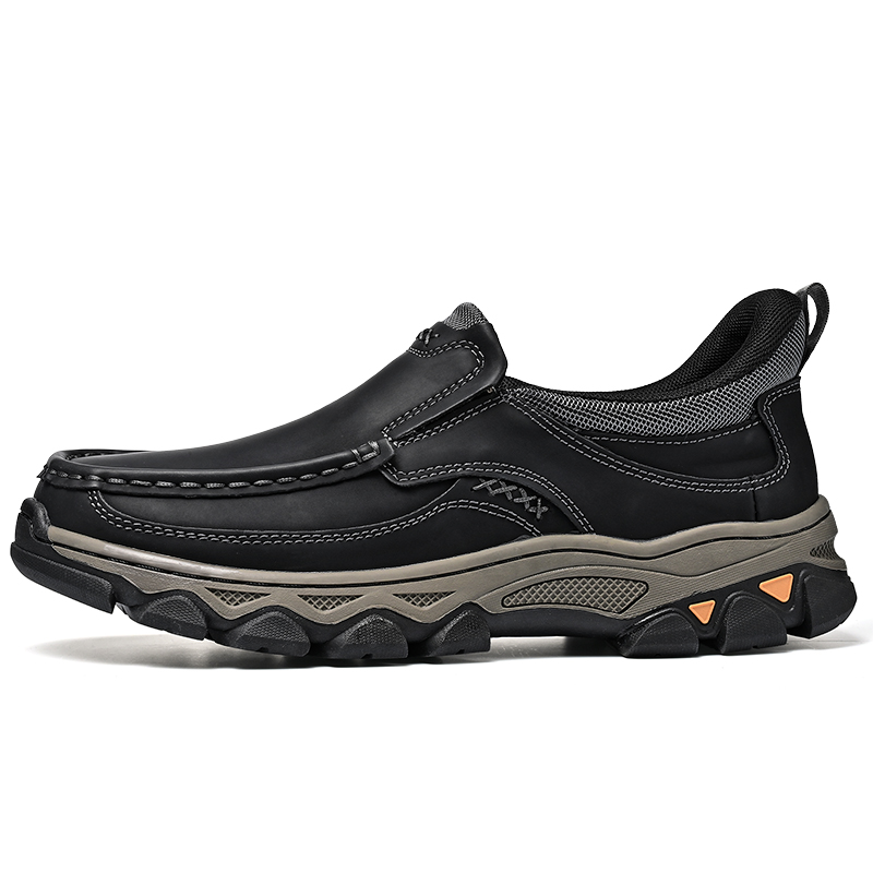 ⏰Aktion 60% Rabatt - 2026 Neue Herren Orthopädische Hands-Free Echtes Leder Slipper