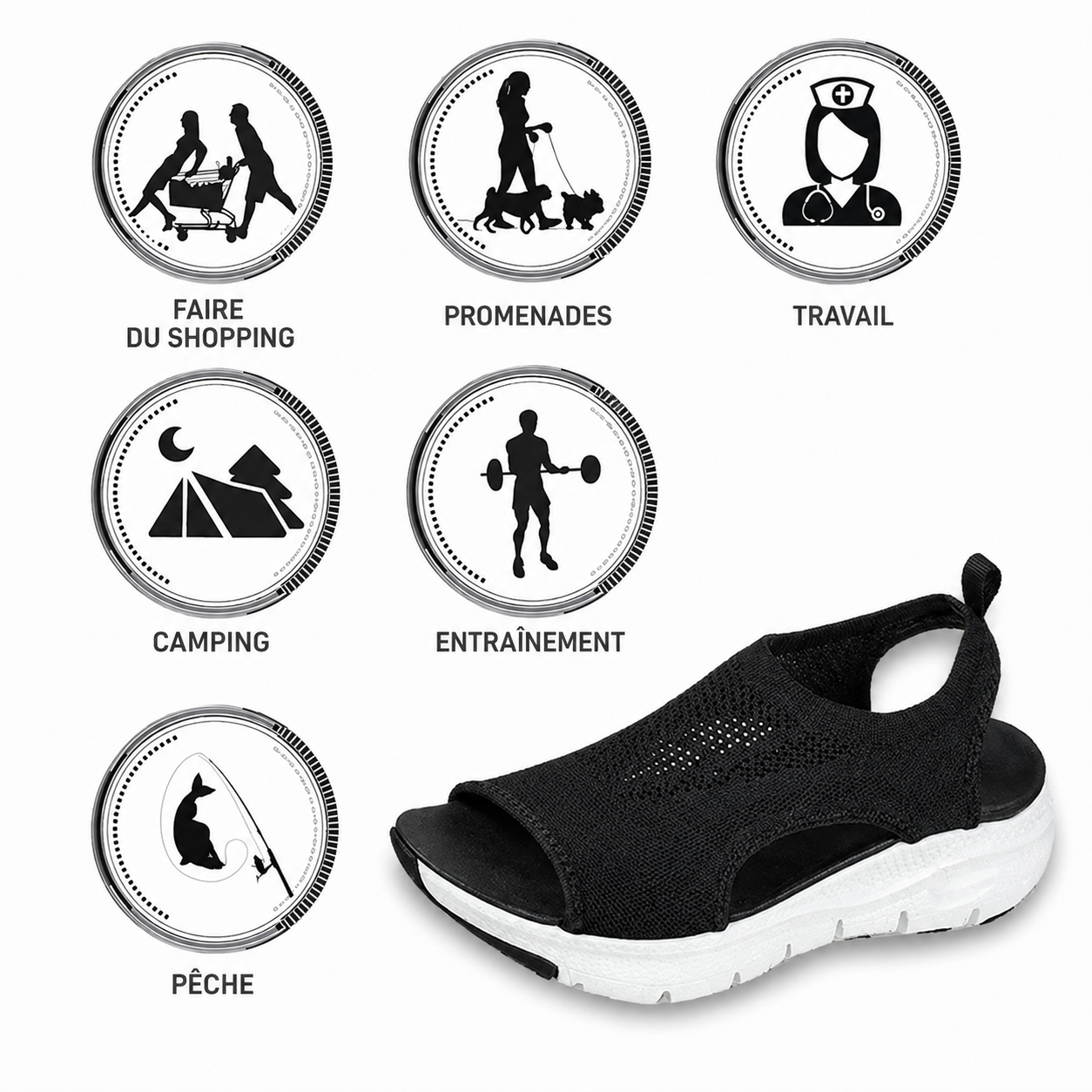 🔥Dernier Jour de Promotion – 70 % de Réduction sur les Sandales Orthopédiques pour Femmes