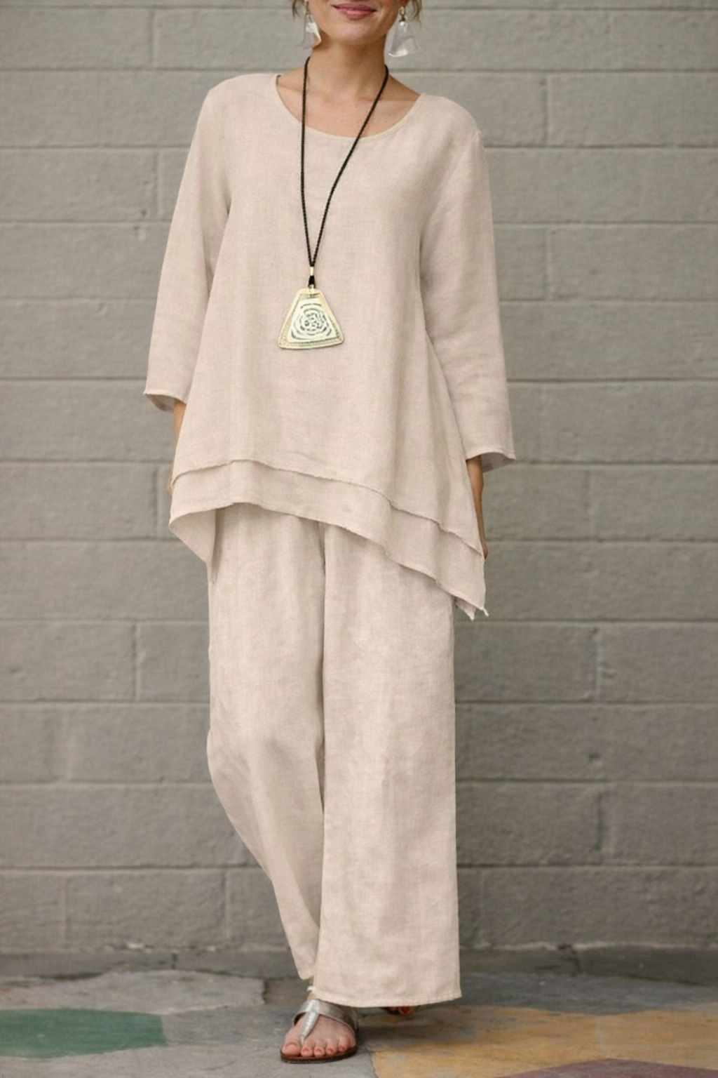 Pinterest-inspiriertes Baumwoll-Leinen-Outfit von Andrea Serena
