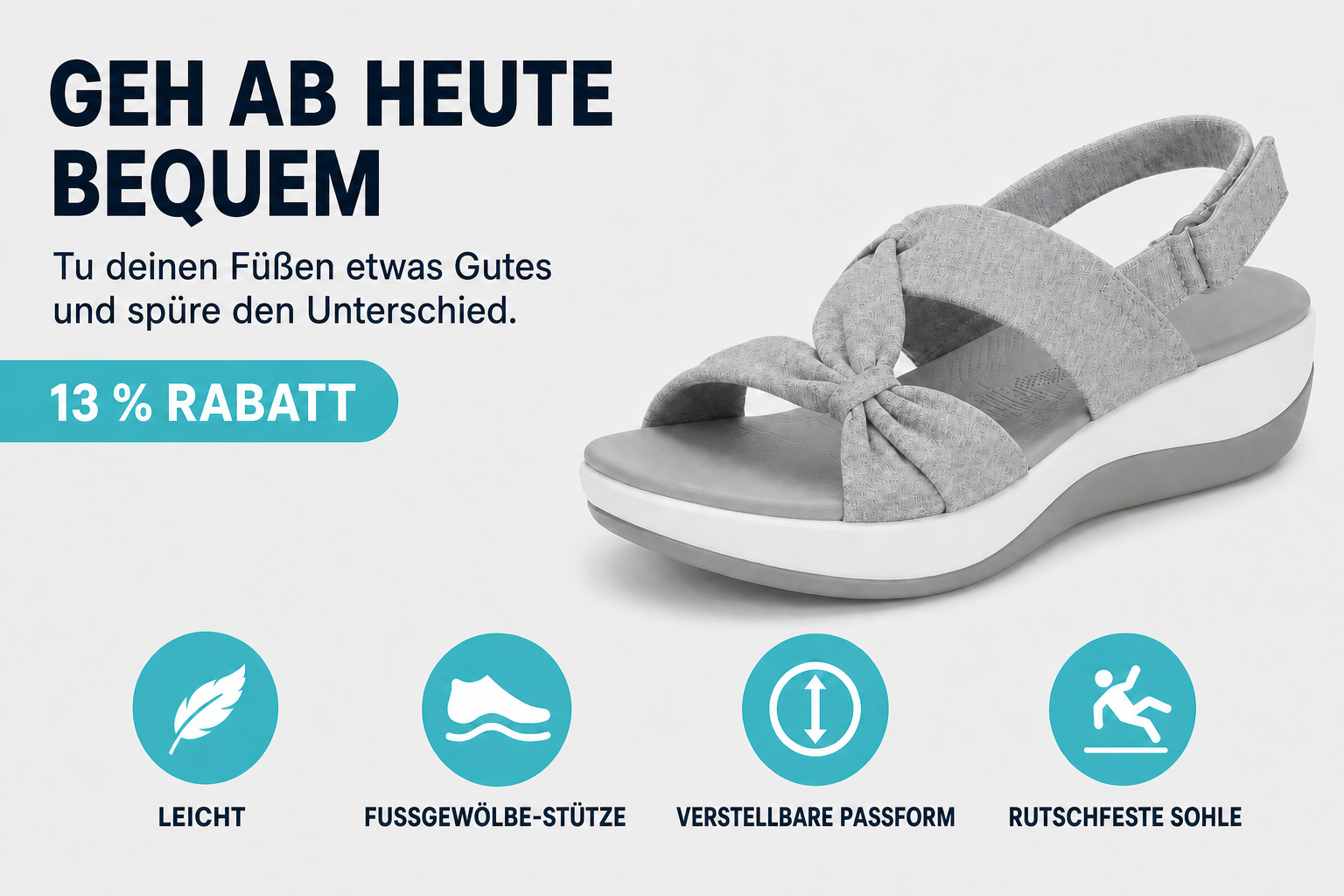 PureStep 2.0 | Komfortsandalen für Damen