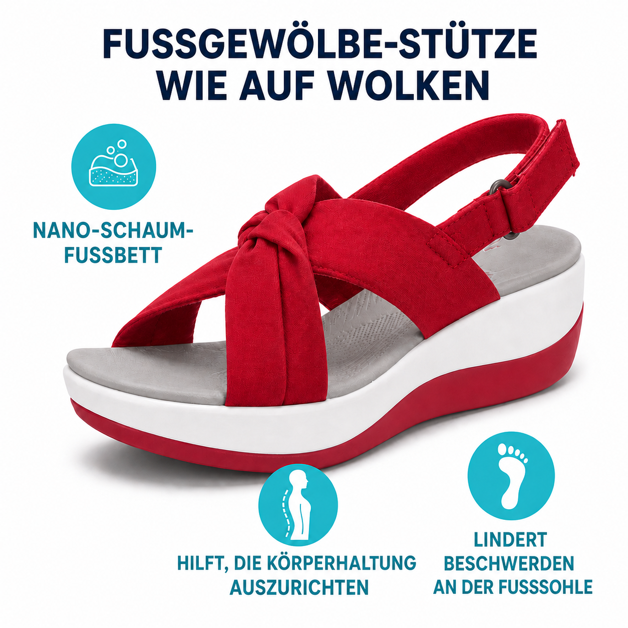 PureStep 2.0 | Komfortsandalen für Damen