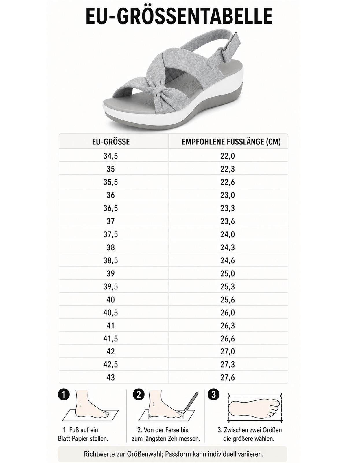 PureStep 2.0 | Komfortsandalen für Damen –Details