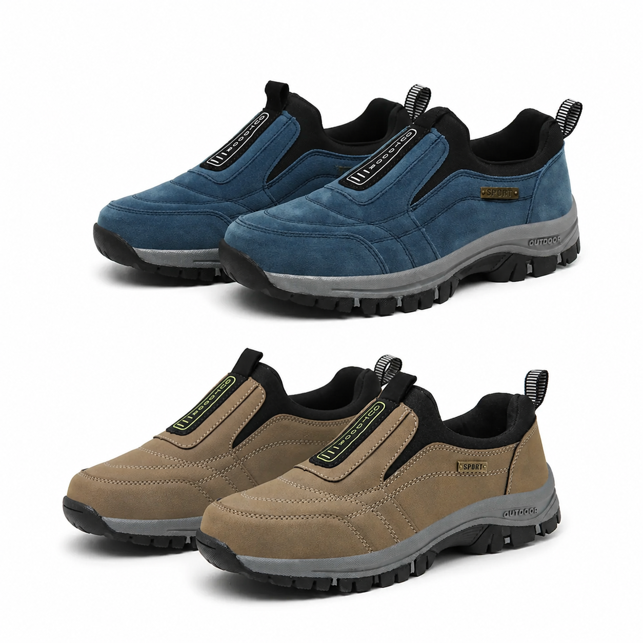 2 Paar kaufen (Blau + Khaki) – 70 % Rabatt