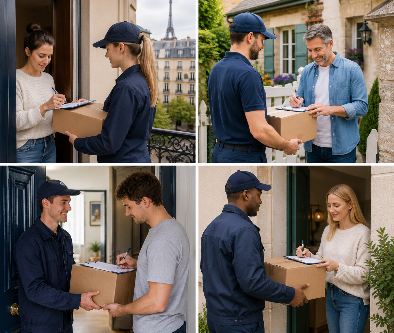 Lieferung und Kundenservice