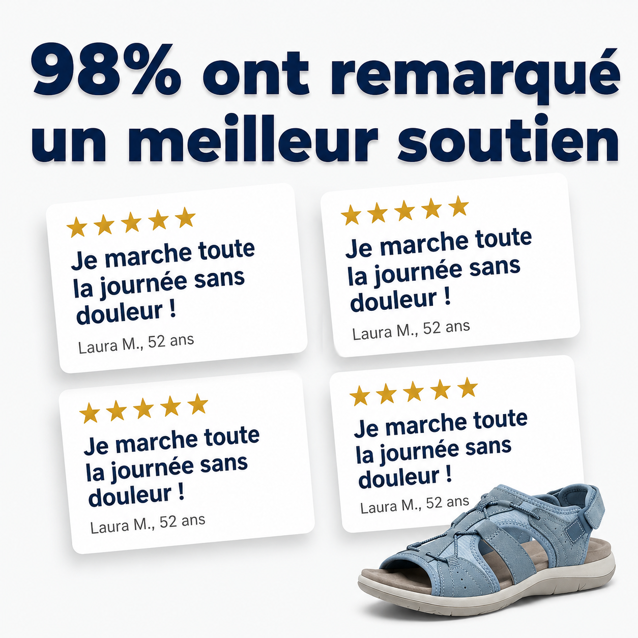 Sandales rétro pour femmes – chaussures orthopédiques, soulagement des douleurs aux pieds