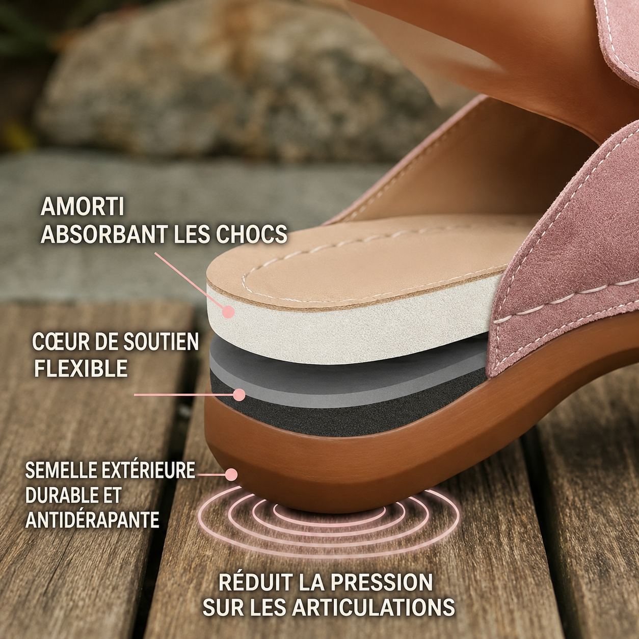 🎁 Last Day Special: 70% OFF 🎁Newly upgraded women's wedge-heeled platform orthotic slippers