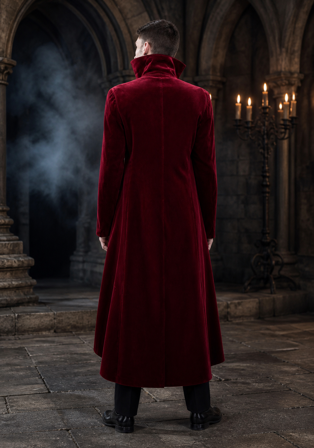 ✨ Élégance nocturne | Costume de vampire victorien pour homme