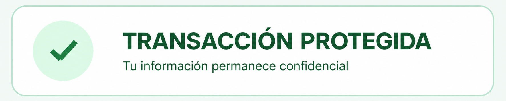 Transacción protegida