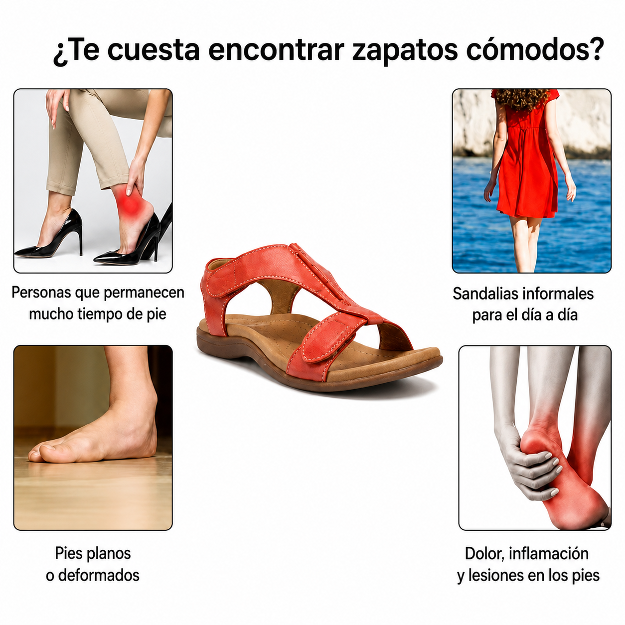 Situaciones de uso de las sandalias cómodas de mujer