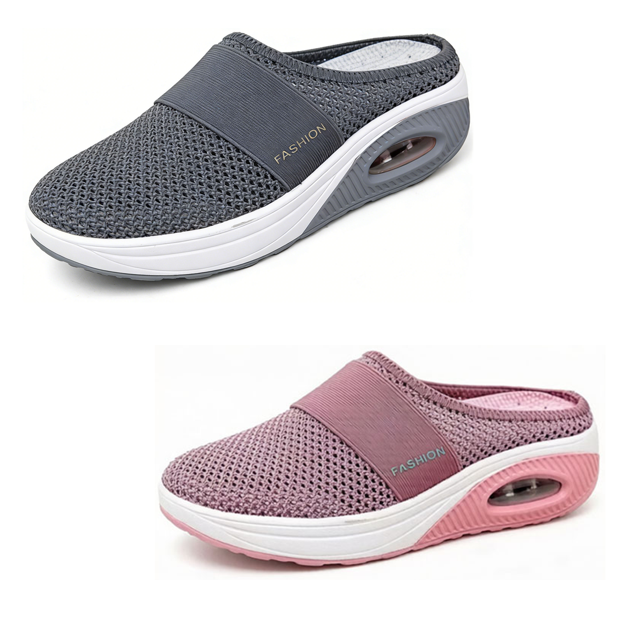 2 Paar kaufen (Dunkelgrau + Rosa) – 70 % Rabatt