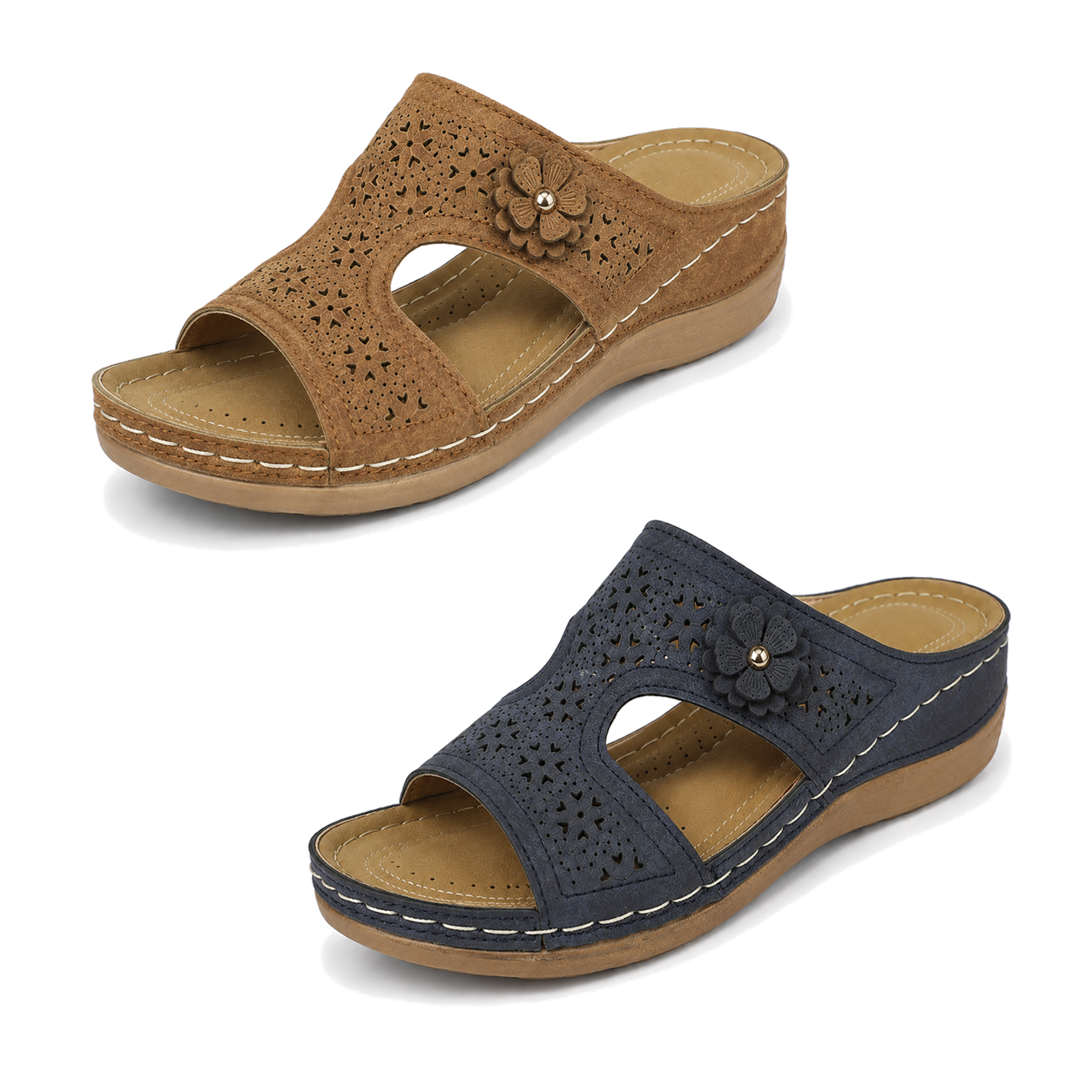 2 Paar kaufen (Braun + Blau) – 70 % Rabatt