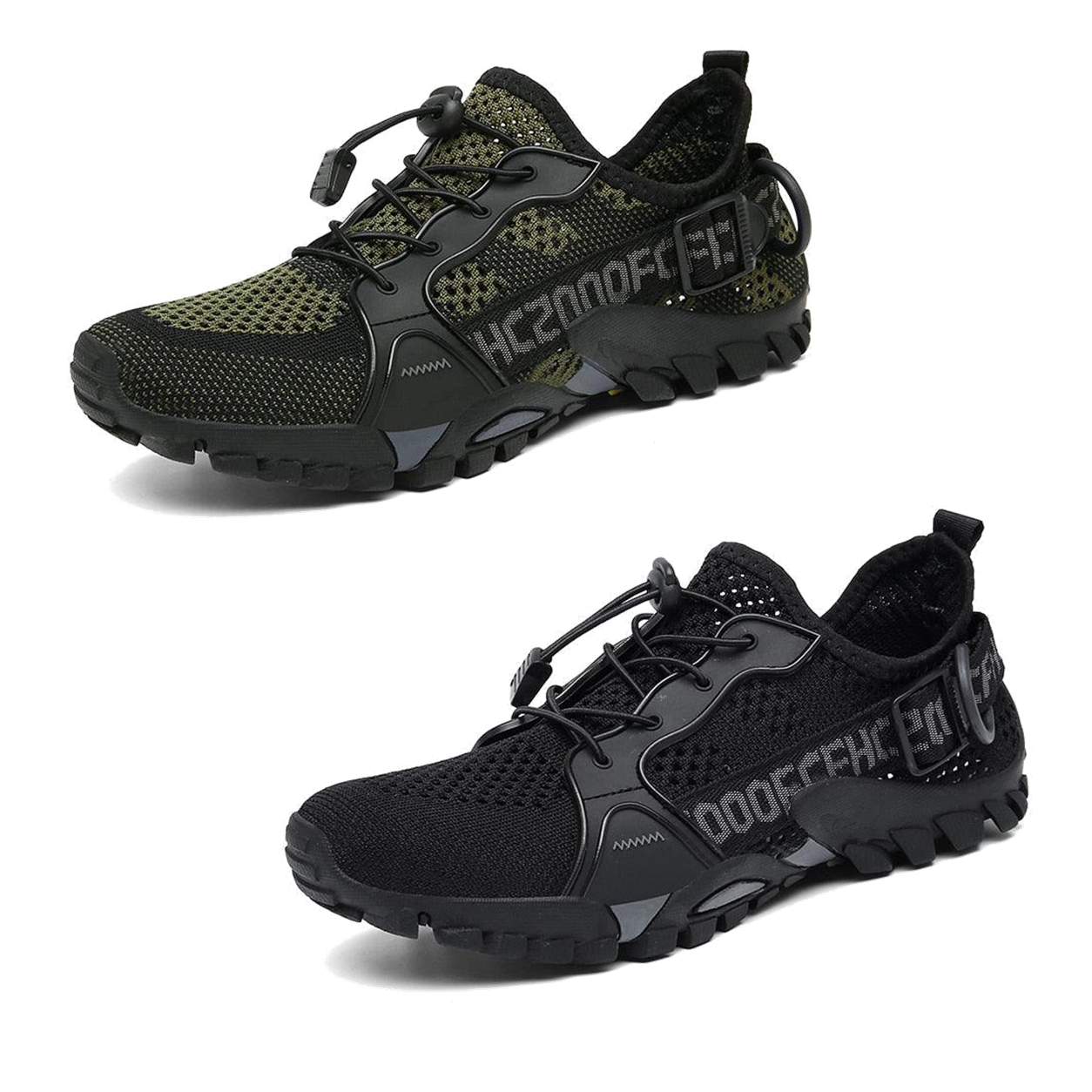 2 Paar kaufen (Militärgrün + Noir) – 70 % Rabatt