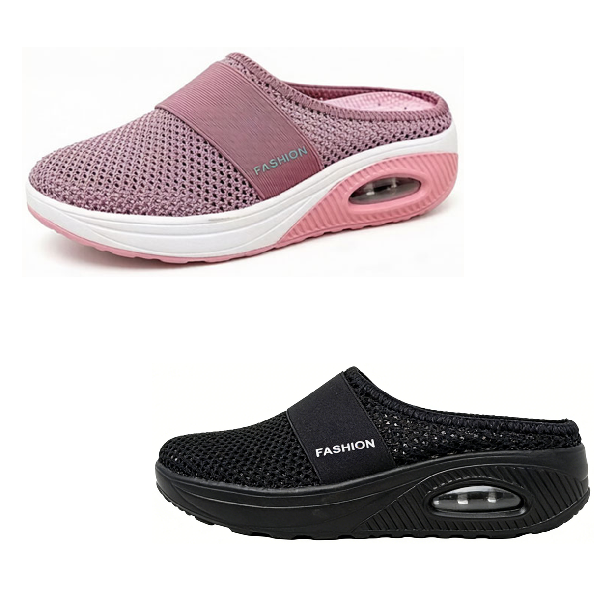 2 Paar kaufen (Rosa + Schwarz) – 70 % Rabatt