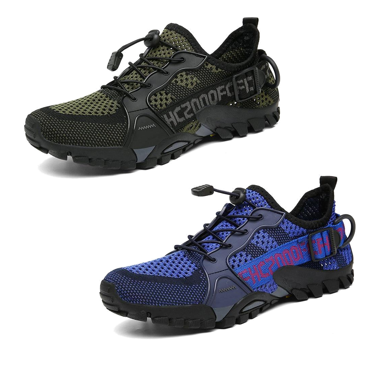 2 Paar kaufen (Militärgrün + Blau) – 70 % Rabatt