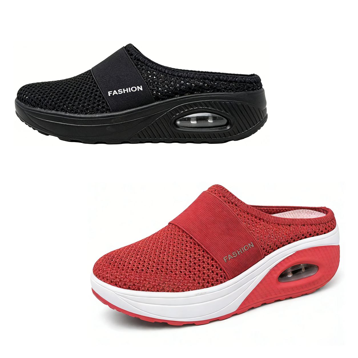 2 Paar kaufen (Schwarz + Rot) – 70 % Rabatt