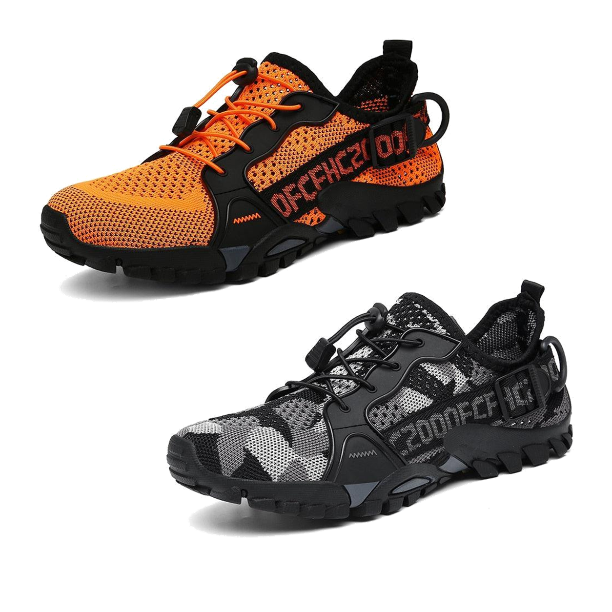 2 Paar kaufen (Orange + Graue Tarnung) – 70 % Rabatt