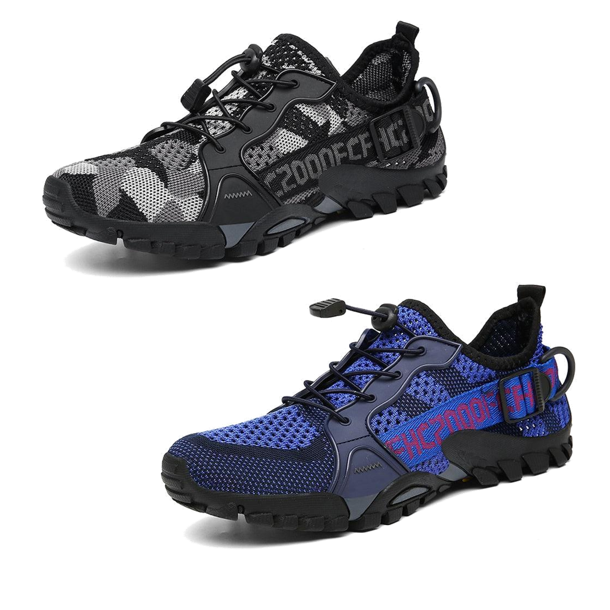 2 Paar kaufen (Graue Tarnung + Blau) – 70 % Rabatt