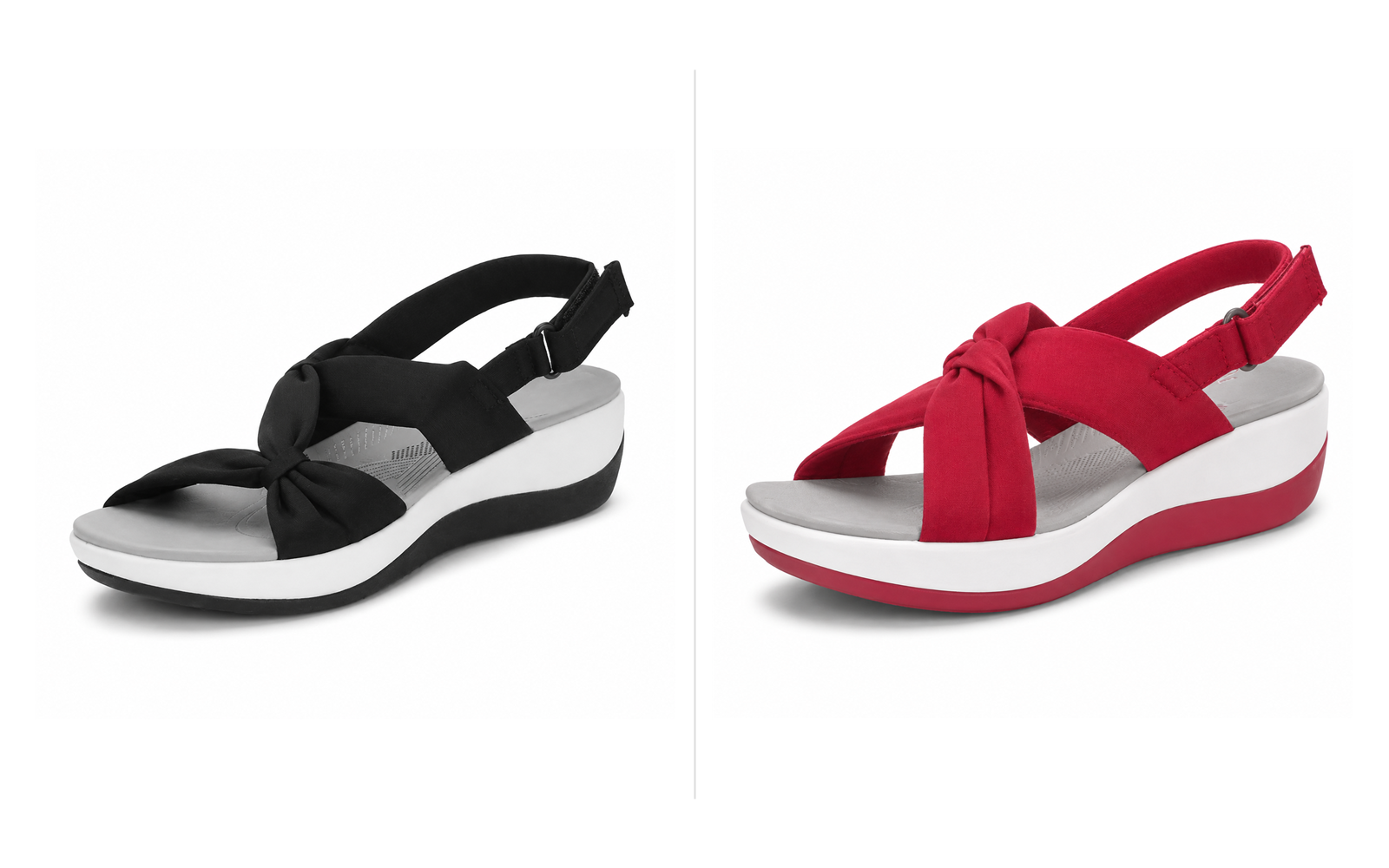 2 Paar kaufen (Schwarz + Rot) – 70 % Rabatt