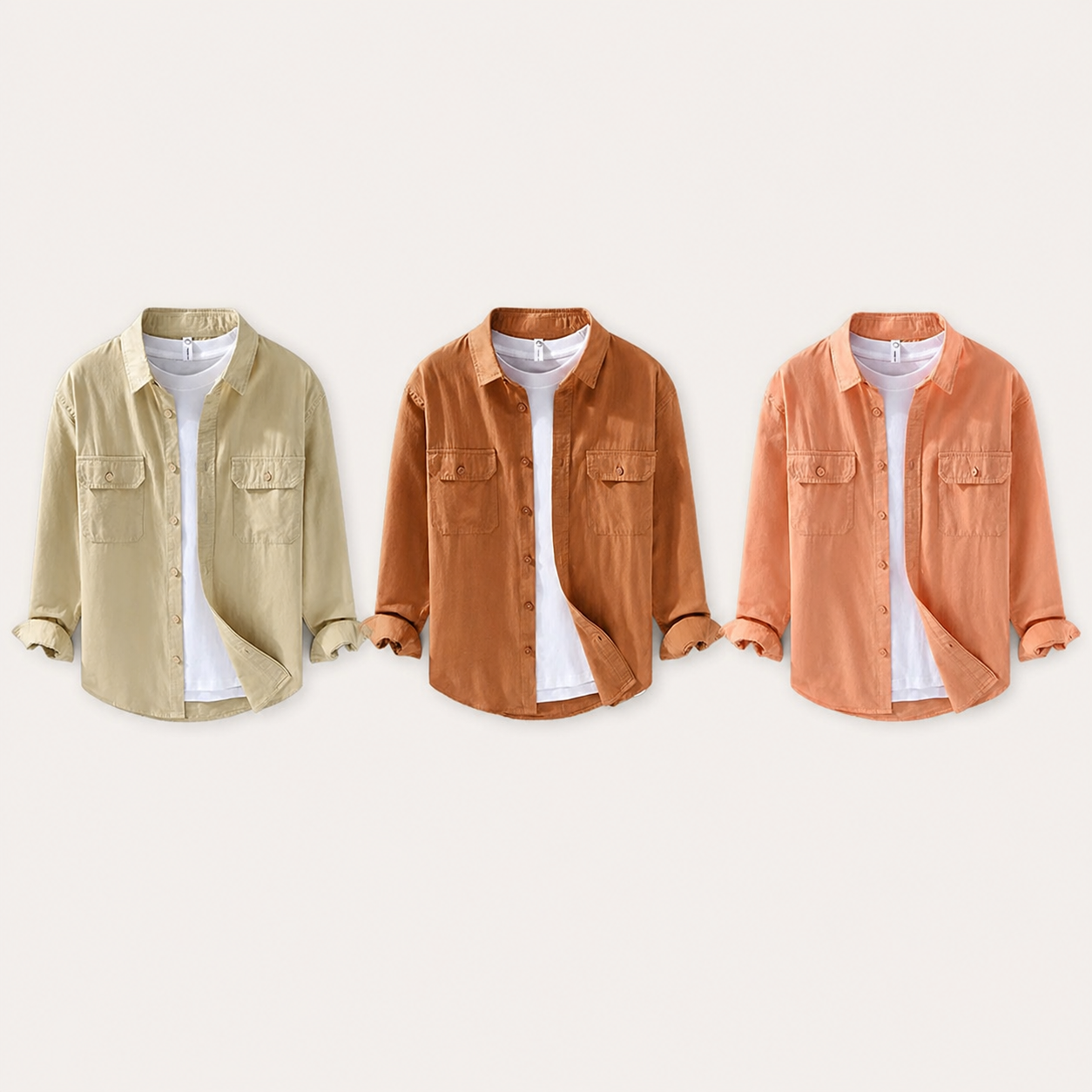 Achetez 2 articles (Beige sable + Camel + Corail), le 3e est offert