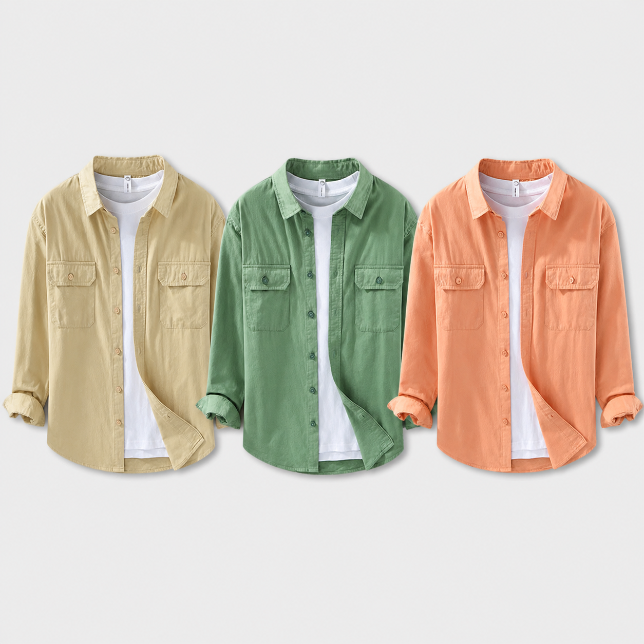 Achetez 2 articles (Beige sable + Vert sauge + Corail), le 3e est offert