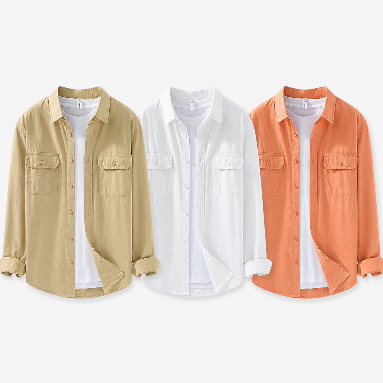 Achetez 2 articles (Beige sable + Blanc + Corail), le 3e est offert